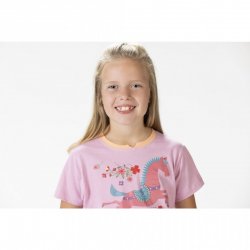 HKM Koszulka Flower Pony różowa