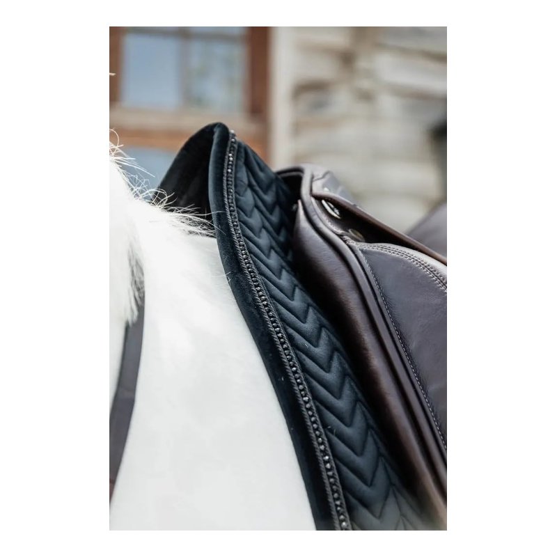 Kentucky czaprak Velvet Pearls czarny ujeżdżeniowy