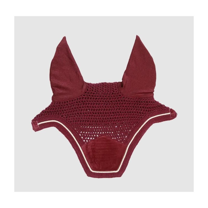 Kentucky nauszniki Velvet Wellington bordowe