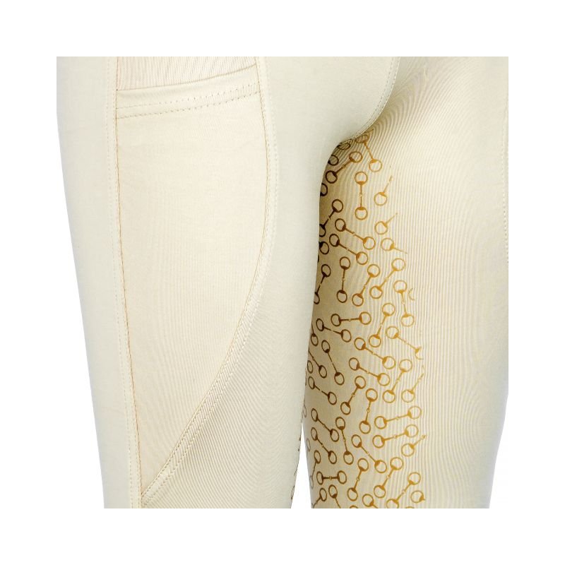 Start legginsy Kensington młodzieżowe beżowe