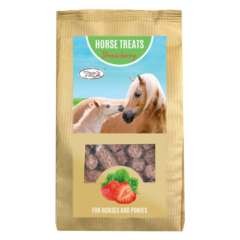 York cukierki dla konia truskawkowe 1kg