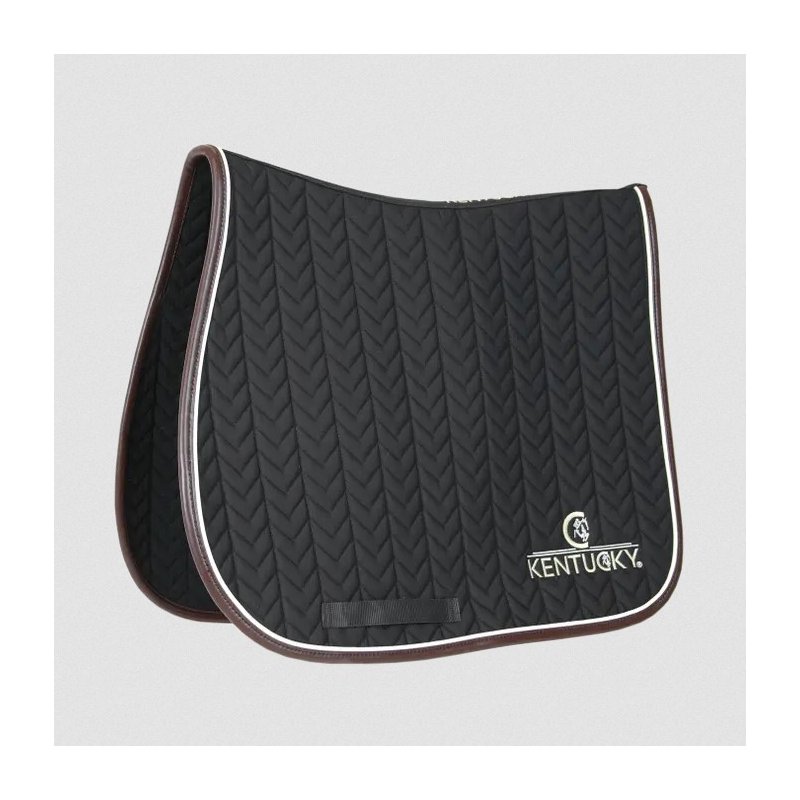 Kentucky czaprak Leather Fishbone czarny skokowy