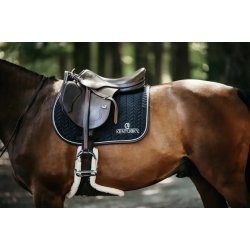 Kentucky czaprak Leather Fishbone czarny skokowy