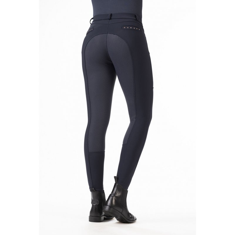 HKM bryczesy Rosegold Glamour zimowe czarne