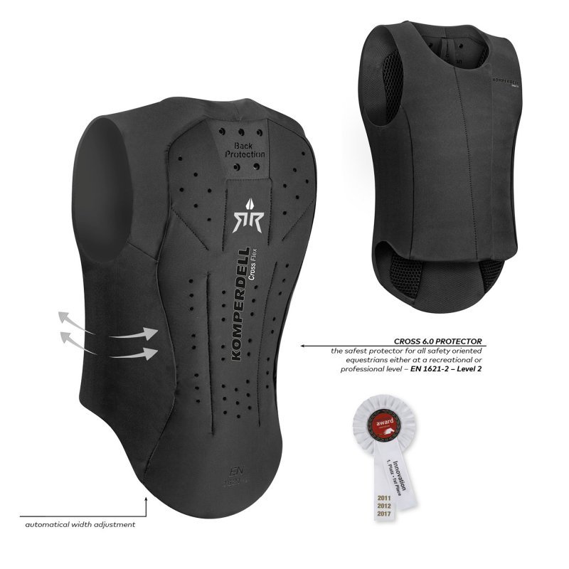 Komperdell kamizelka ochronna ballistic junior black/silver