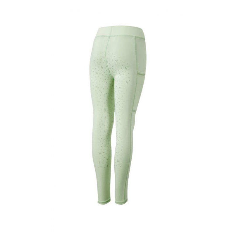 Horze legginsy Valeria dziecięce Dusty Aqua Green