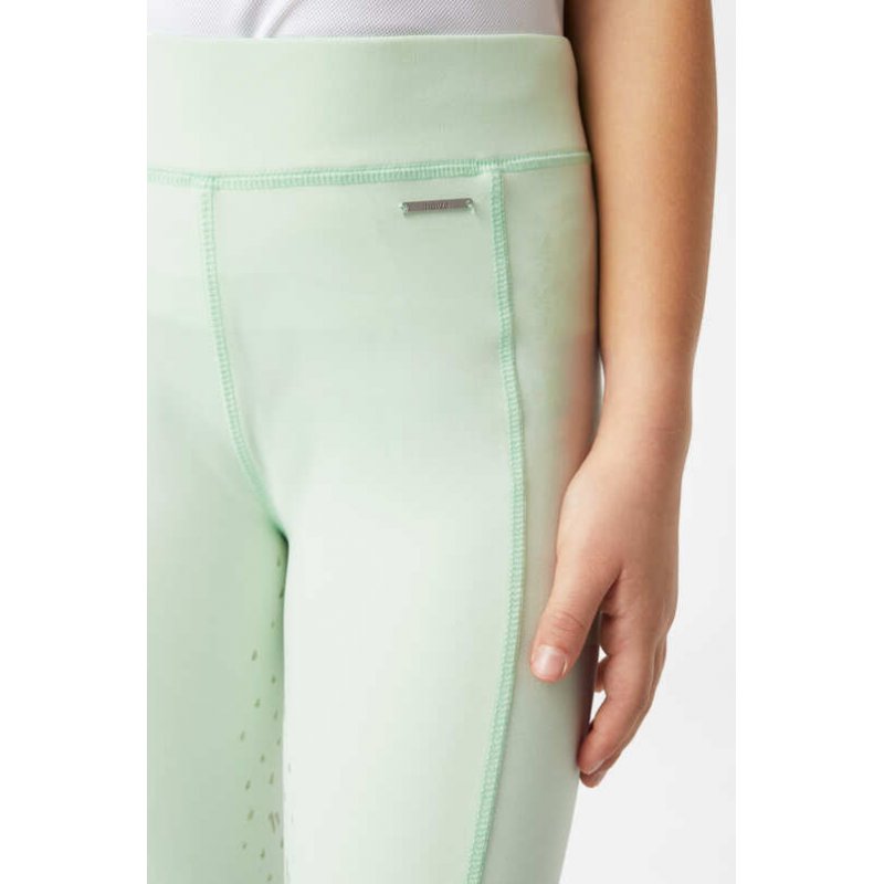 Horze legginsy Valeria dziecięce Dusty Aqua Green