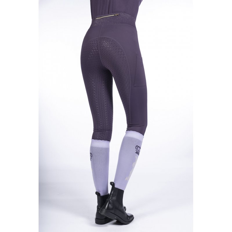 HKM legginsy Lavender Bay ciemna lilia
