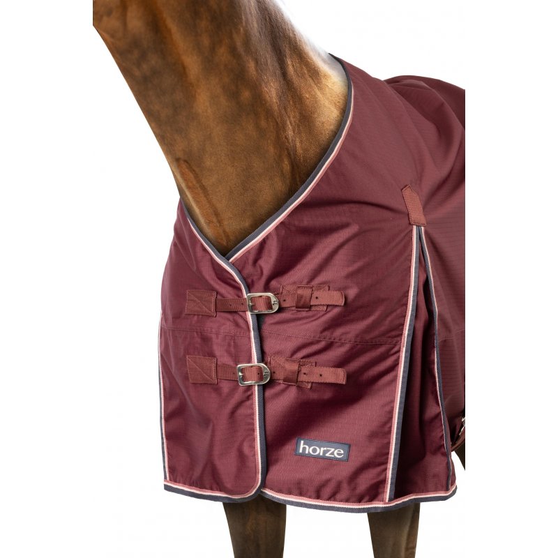 Horze derka padokowa Glasgow 100g Burgundy Brown