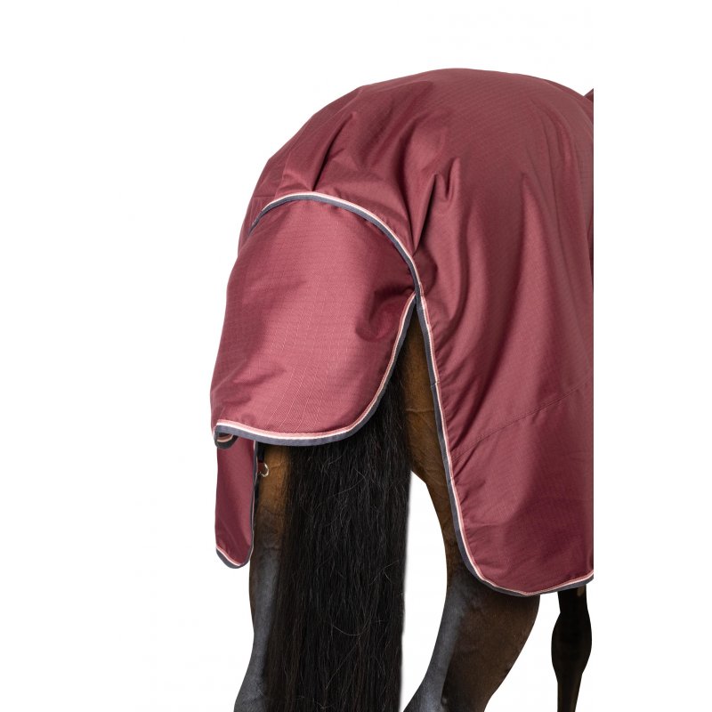 Horze derka padokowa Glasgow 100g Burgundy Brown