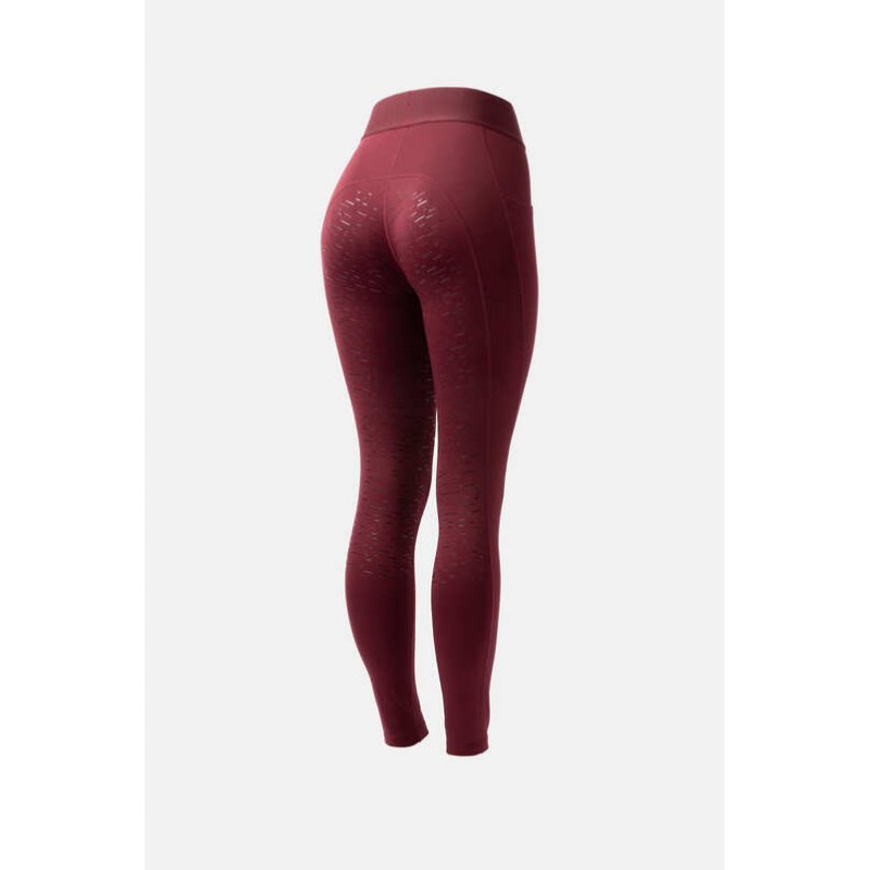 Horze legginsy Maia burgundy brown