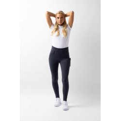 Horze legginsy Serena z pełnym lejem Ink navy