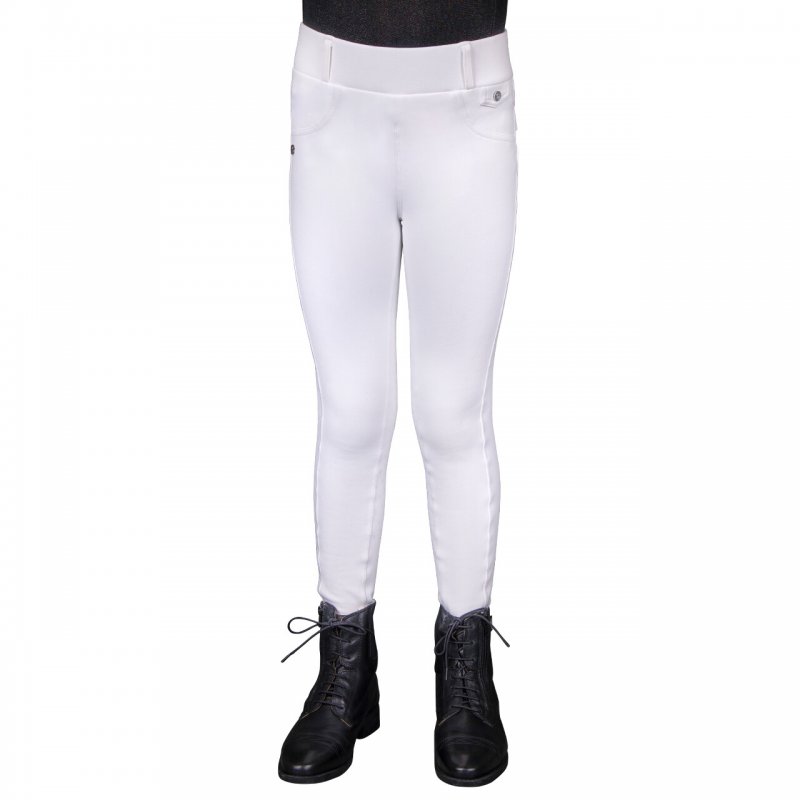 QHP legginsy dziecięce Juliet białe