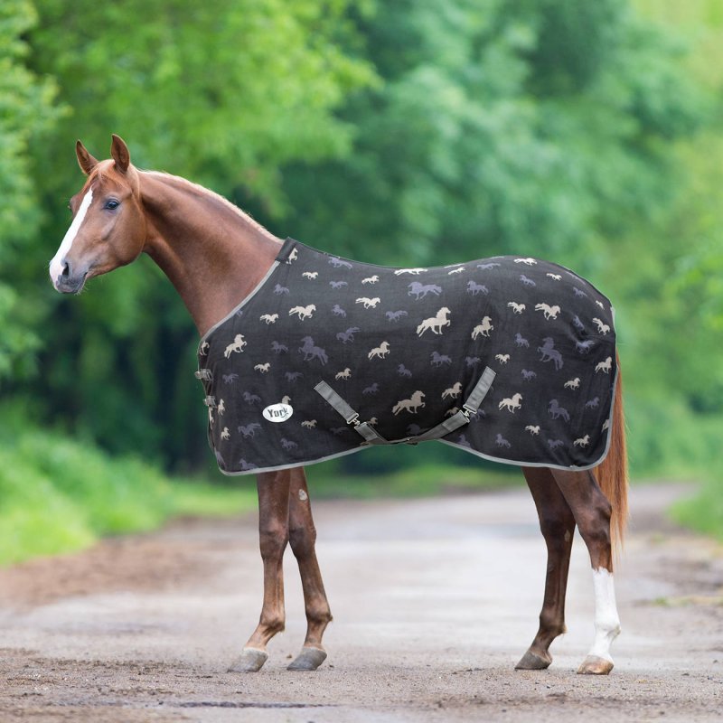 York derka polarowa Ismena z pasami - szara w koniki