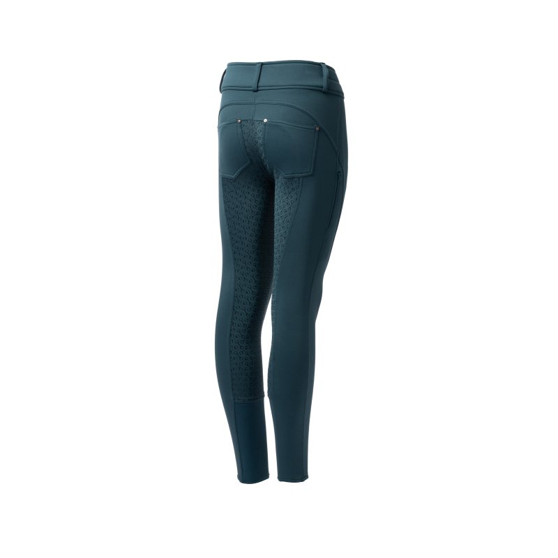 Horze bryczesy zimowe Rhea dziecięce dark sea green