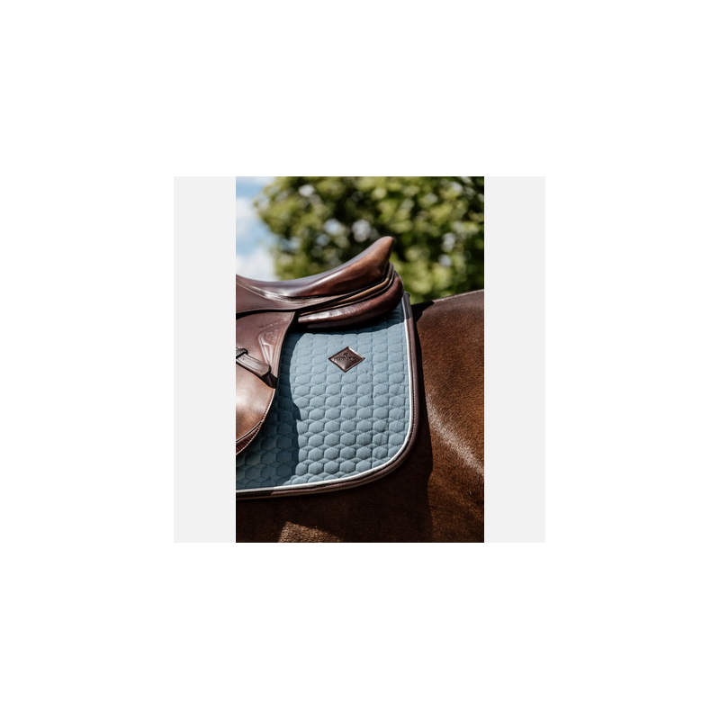 Kentucky czaprak Classic Leather dusty blue