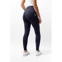 Horze legginsy zimowe Dea polar blue