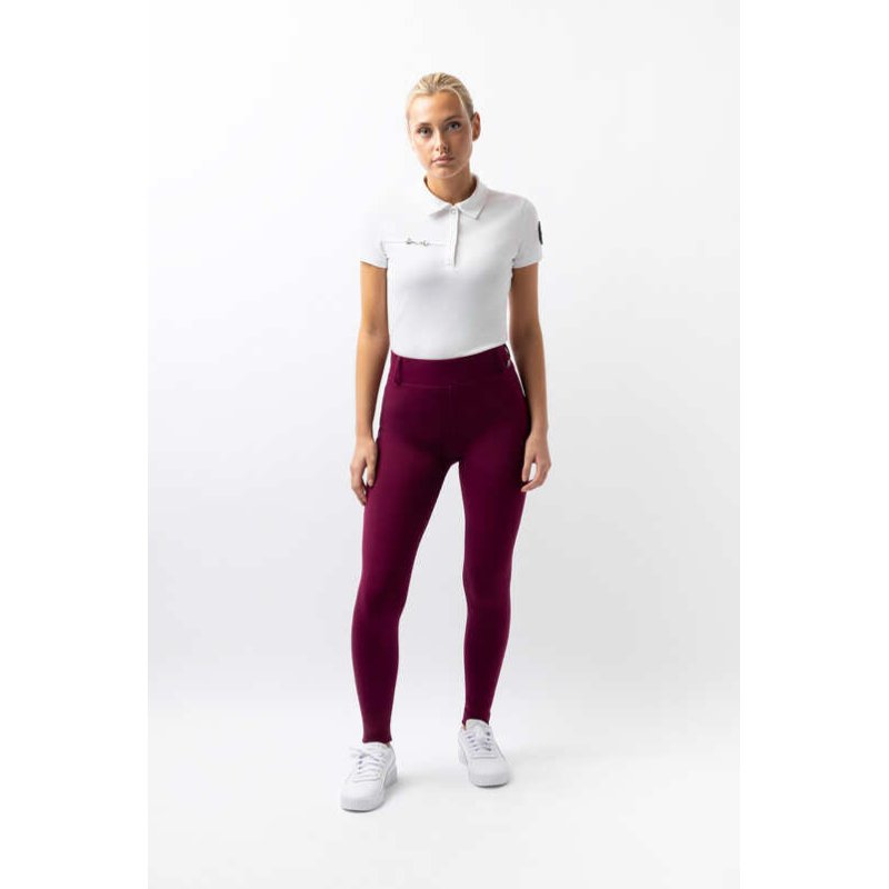Horze legginsy zimowe Dea purple potion