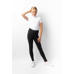 Horze legginsy dziecięce zimowe Dea Kids caviar black
