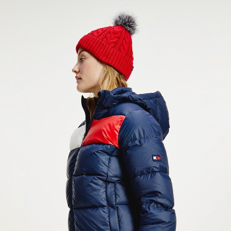 Tommy Hilfiger czapka zimowa Red