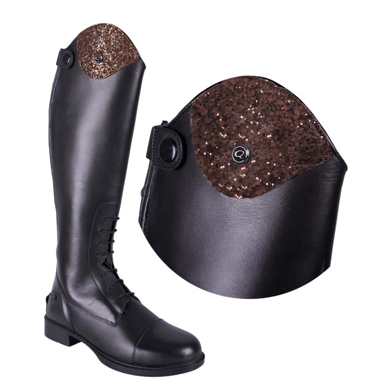 QHP nakładki na oficerki Romy Sparkle Cacao 35/37