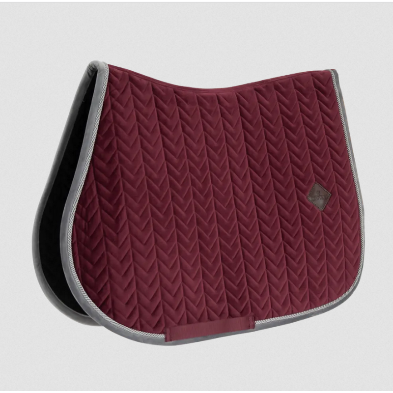 Kentucky czaprak Velvet Contrast bordowy