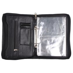 QHP etui na paszport konia i dokumenty czarne