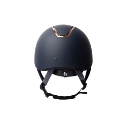 Horze kask Atmos Metallic ll navy/rosegold