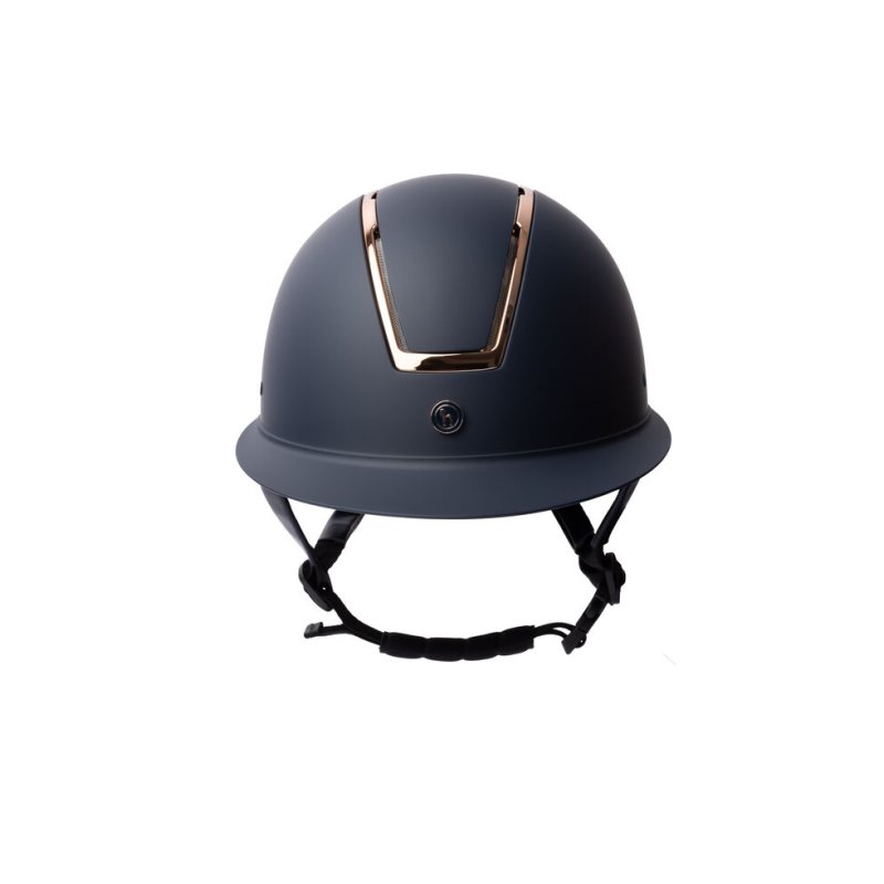 Horze kask Atmos Metallic ll navy/rosegold