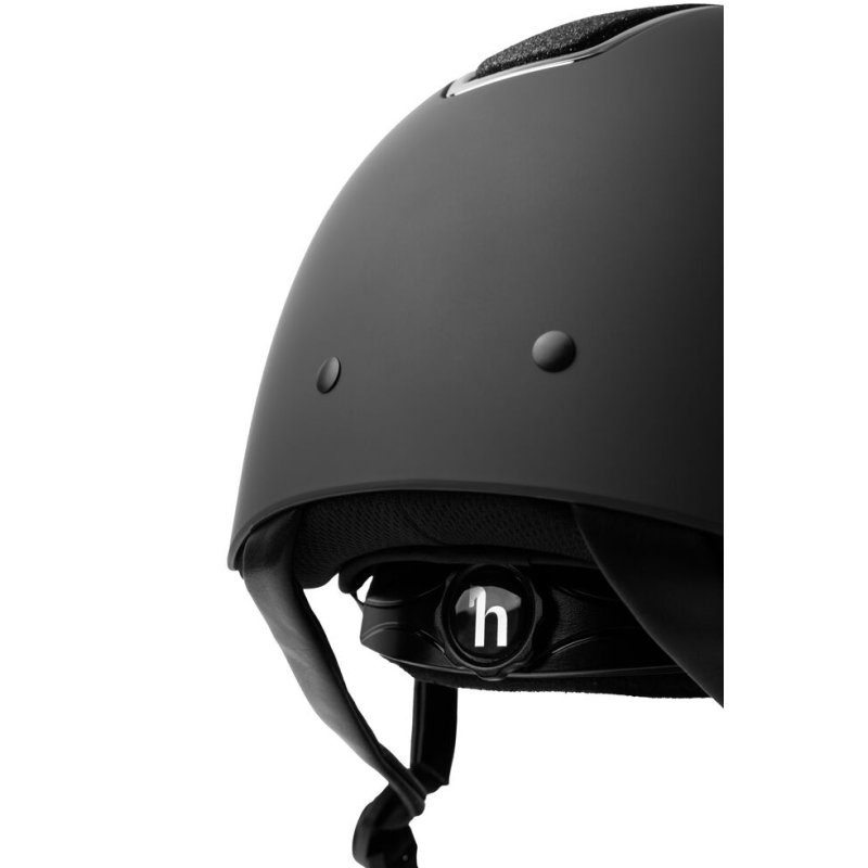 Horze kask Monarch Metallic Glitter ll black/black