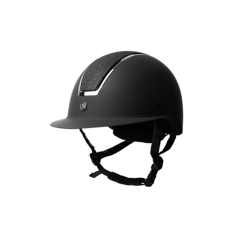Horze kask Monarch Metallic Glitter ll black/black