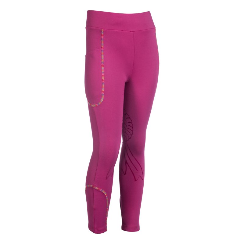 HKM legginsy młodzieżowe Polly magenta