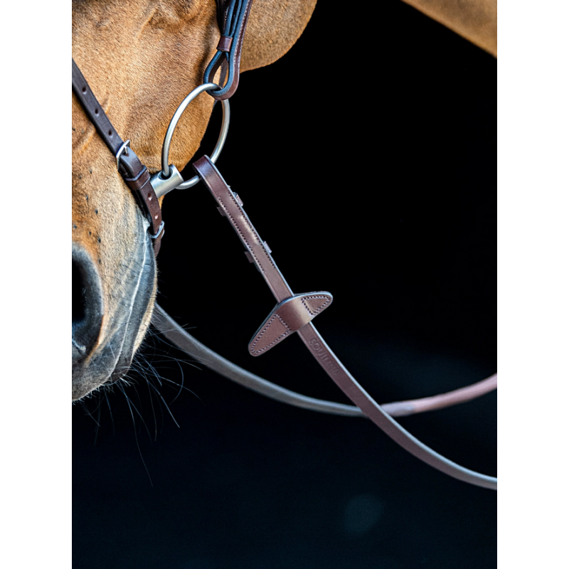 Equiline wodze gumowe 4/8" RN0004 brown
