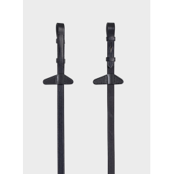 Equiline wodze parciane z stoperami 5/8" RN0005 black