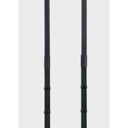 Equiline wodze parciane z stoperami 5/8" RN0005 black