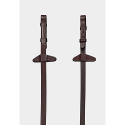 Equiline wodze parciane z stoperami 5/8" RN0005 brown