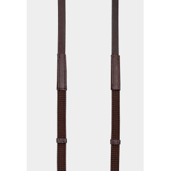 Equiline wodze parciane z stoperami 5/8" RN0005 brown
