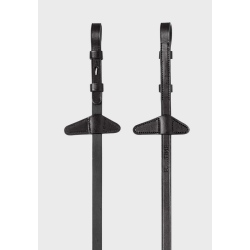 Equiline wodze gumowe z stoperami 5/8" RN0001 black