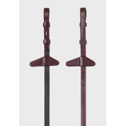 Equiline wodze gumowe z stoperami 5/8" RN0001 brown