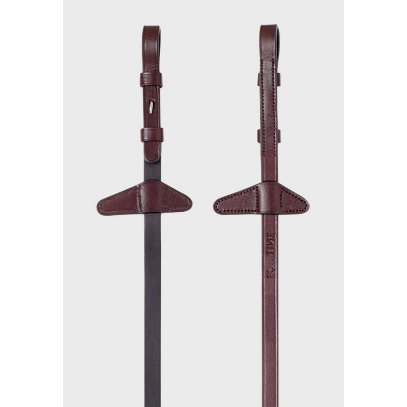 Equiline wodze gumowe z stoperami 5/8" RN0001 brown