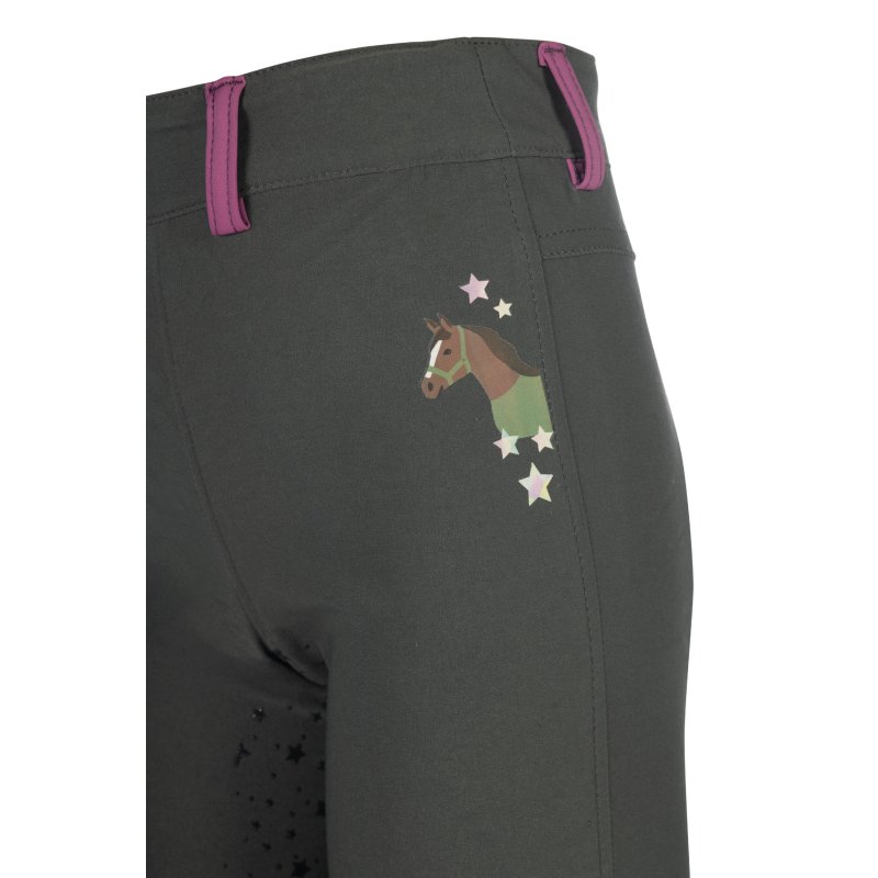 HKM legginsy Pony Dream II szarozielone