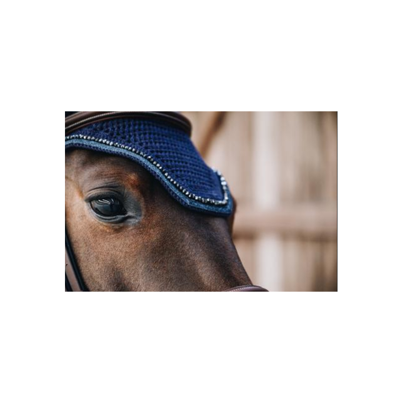 Kentucky nauszniki Wellington Glitter Band granatowe