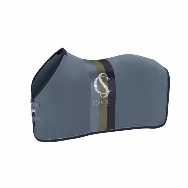 Eskadron derka polarowa Fleece Stripe CS 25 steel blue