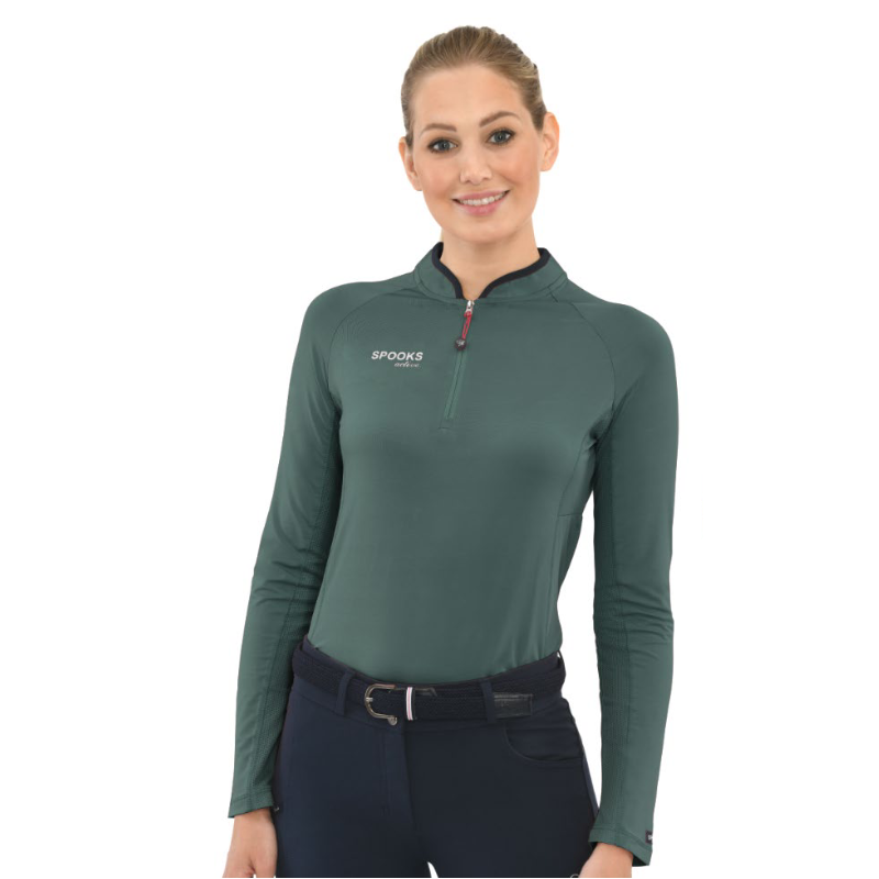 Spooks koszulka treningowa longsleeve Corah cool green