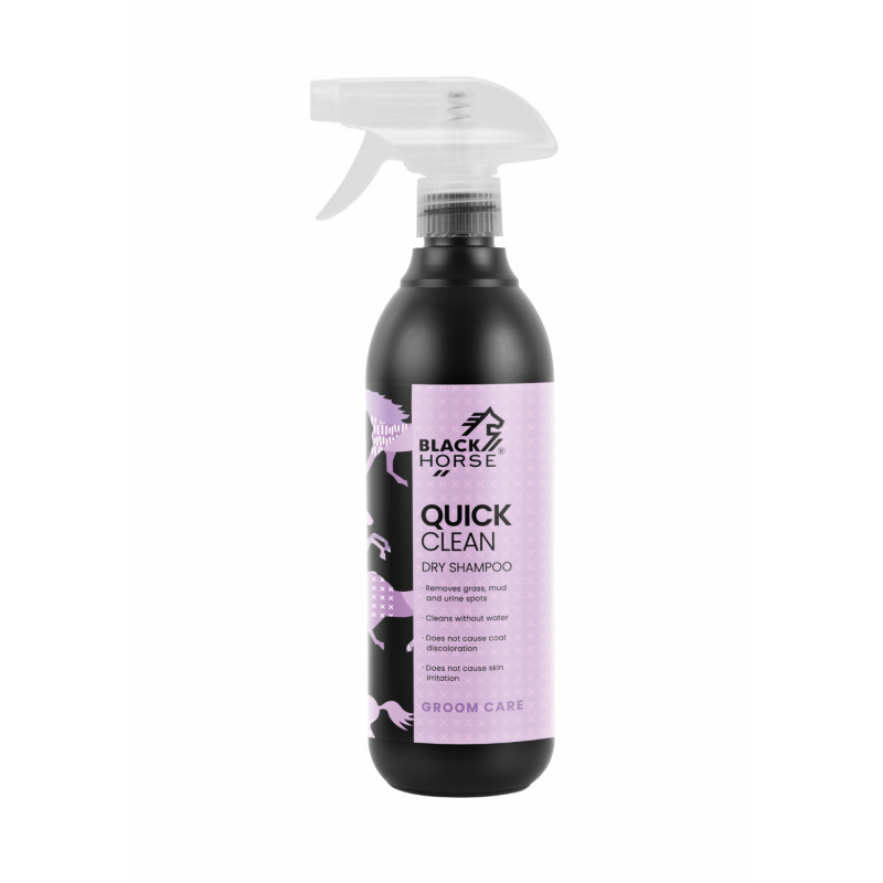 BLACK HORSE suchy szampon dla koni 500ml