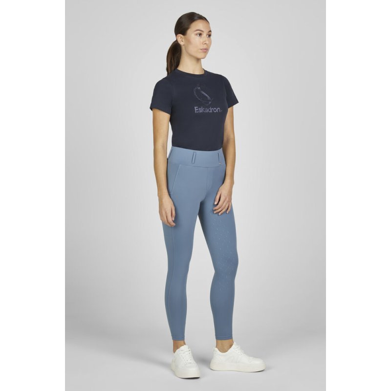 Eskadron legginsy Flex Full Grip CS 25 steel blue