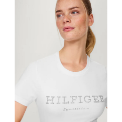 Tommy Hilfiger koszulka Belmont Rhinestone Optic White