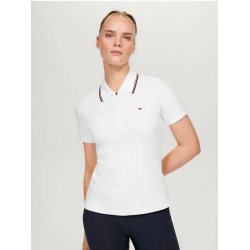Tommy Hilfiger koszulka Camden Zip Polo Optic White
