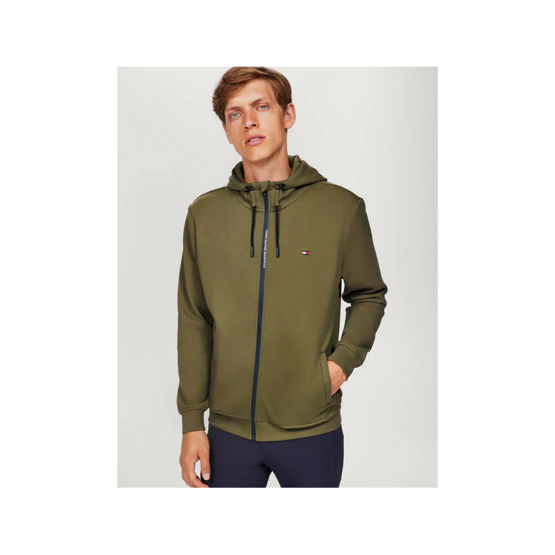 Tommy Hilfiger bluza męska Glenn Zip up Utility Olive