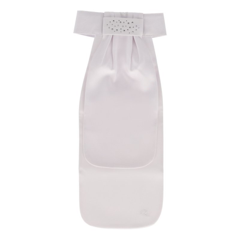 QHP plastron Zizah white/silver